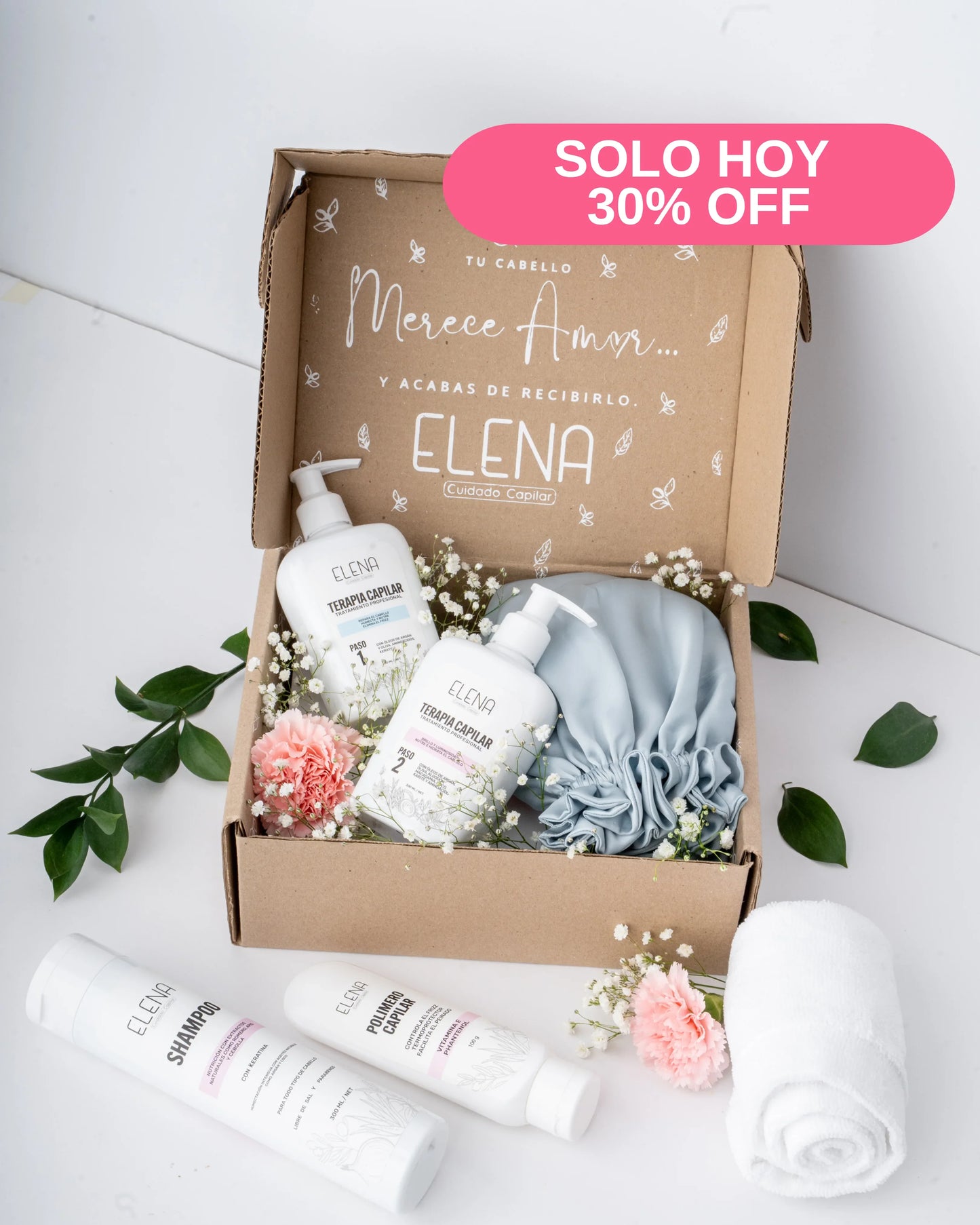 Caja Rosa Anti-Frizz